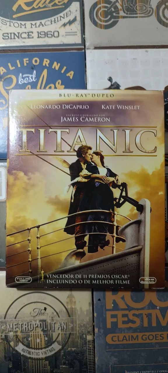 Dvd blu-ray Titanic original sem risco em perfeito estado 