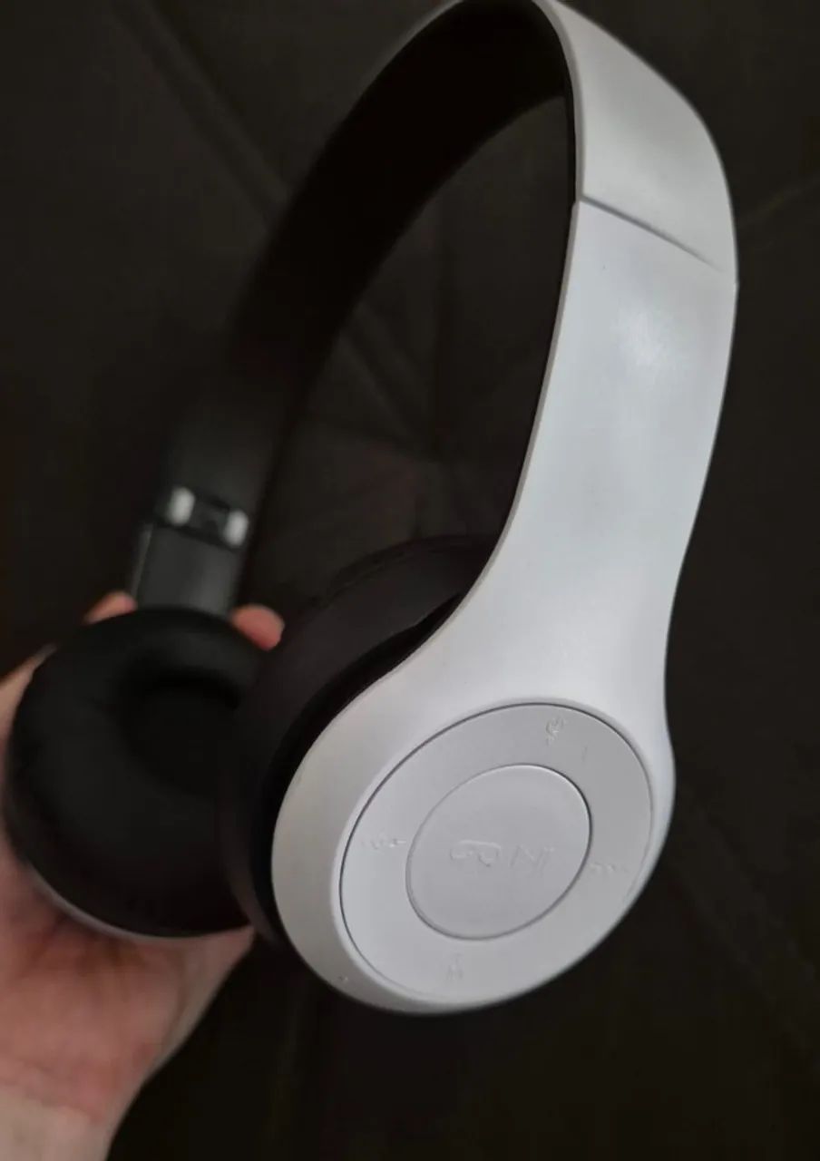 Fone P47 bluetooth branco novo - Foto 4