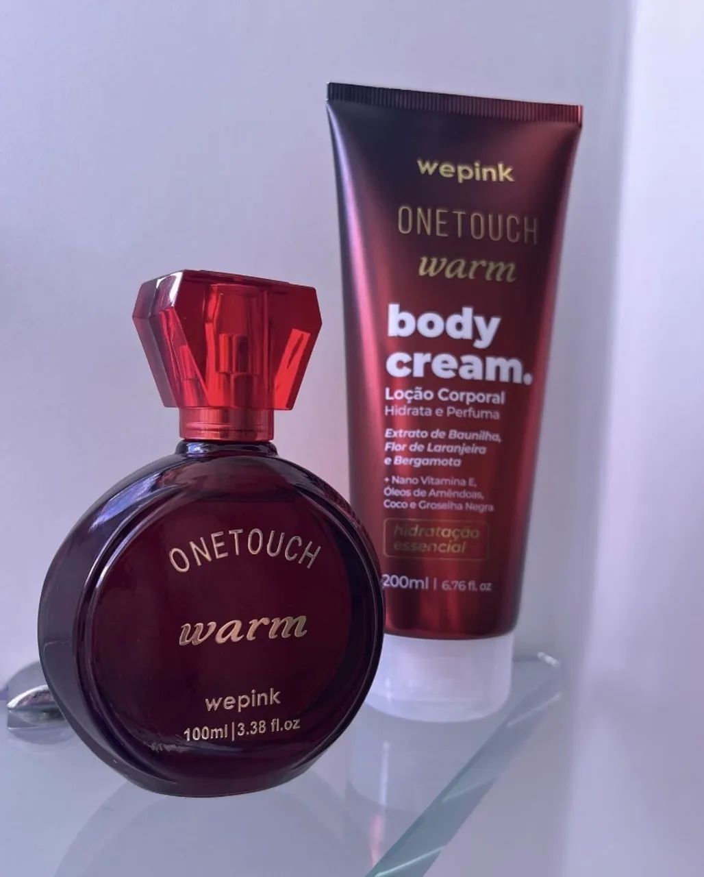 Perfume + bodycreem wepink
