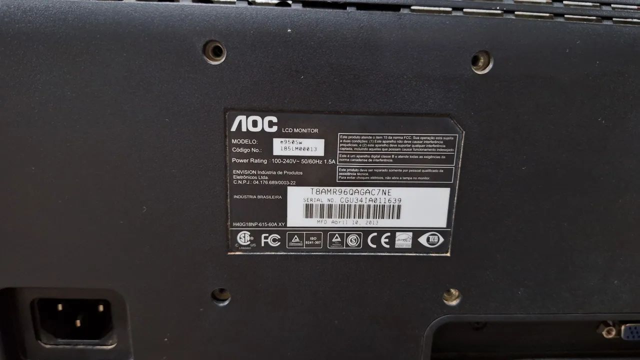 Monitor AOC 18.5" - Foto 3