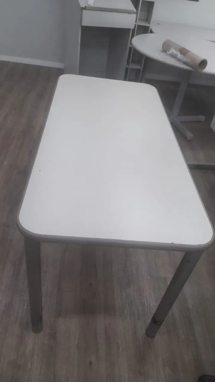 Mesa escritório de ferro 01 gaveta - Foto 2