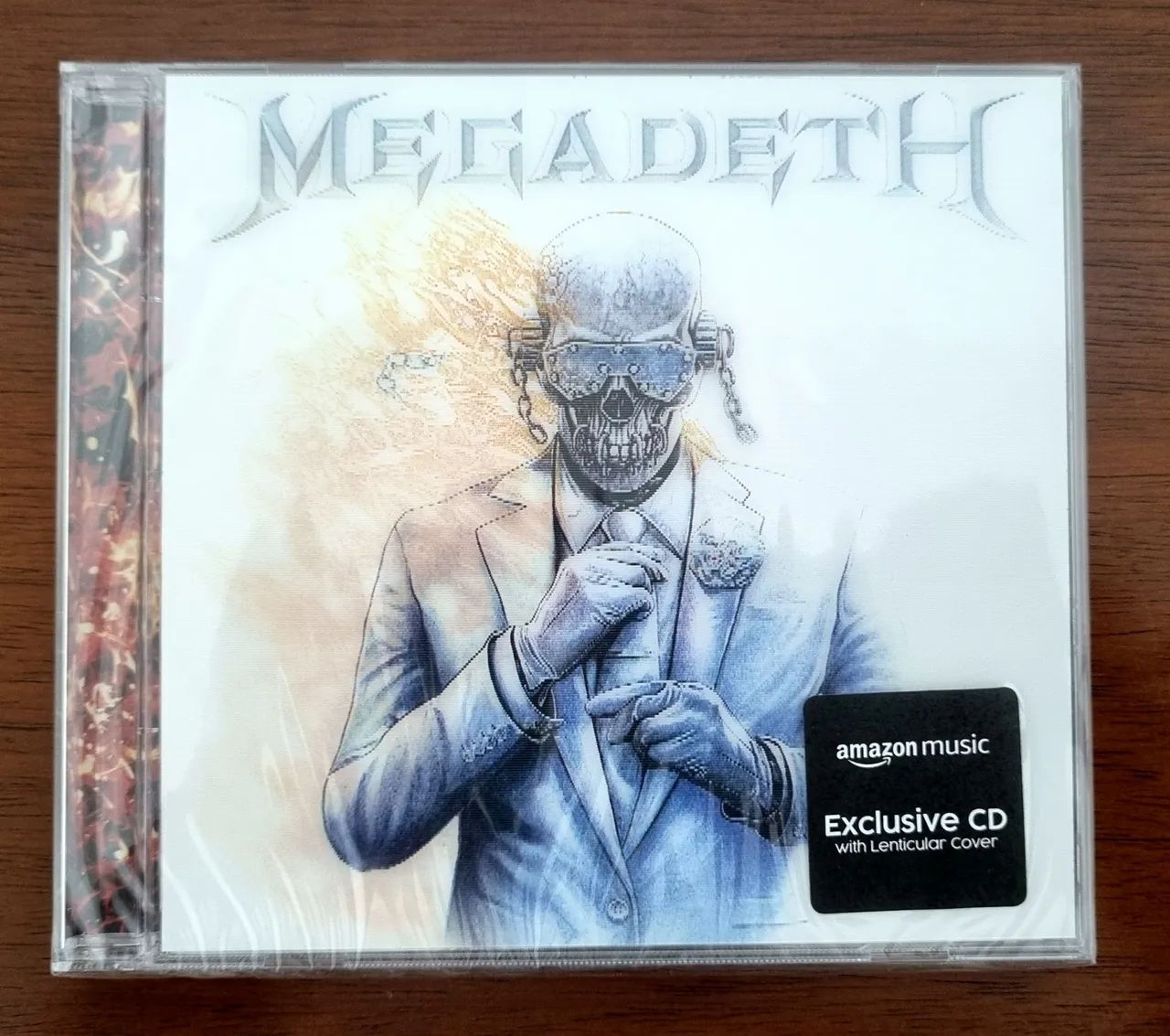Megadeth 2026 capa lenticular cd