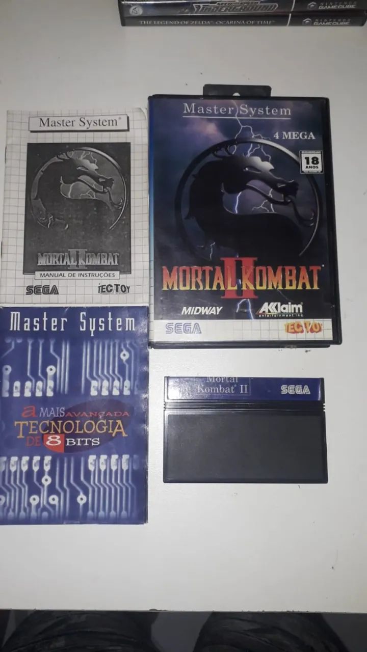 Mortal Kombat 2 Original com caixa, poster e manual  Master System - Foto 2