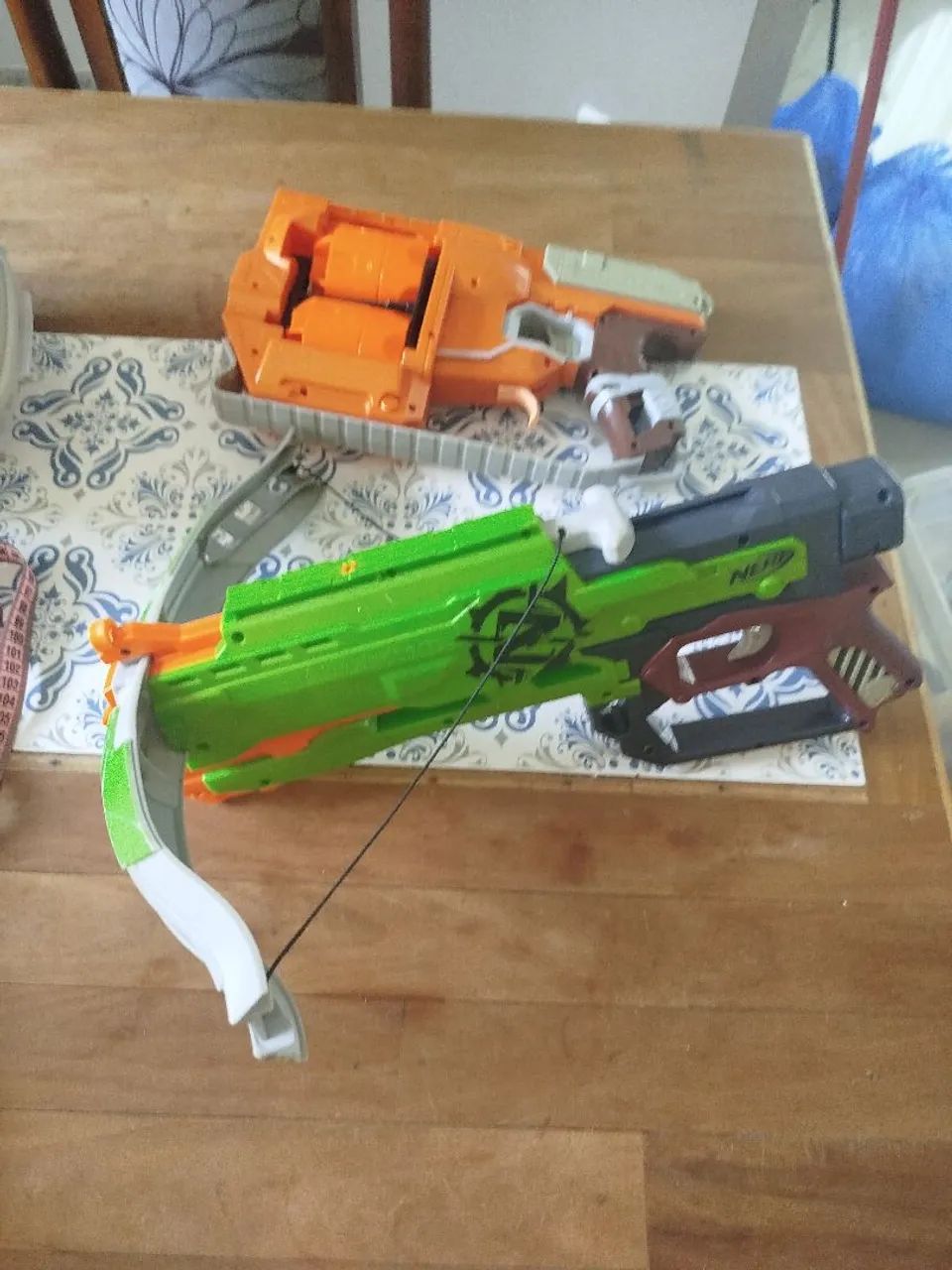 Kit 2 lanzadores Nerf ar comprimido 