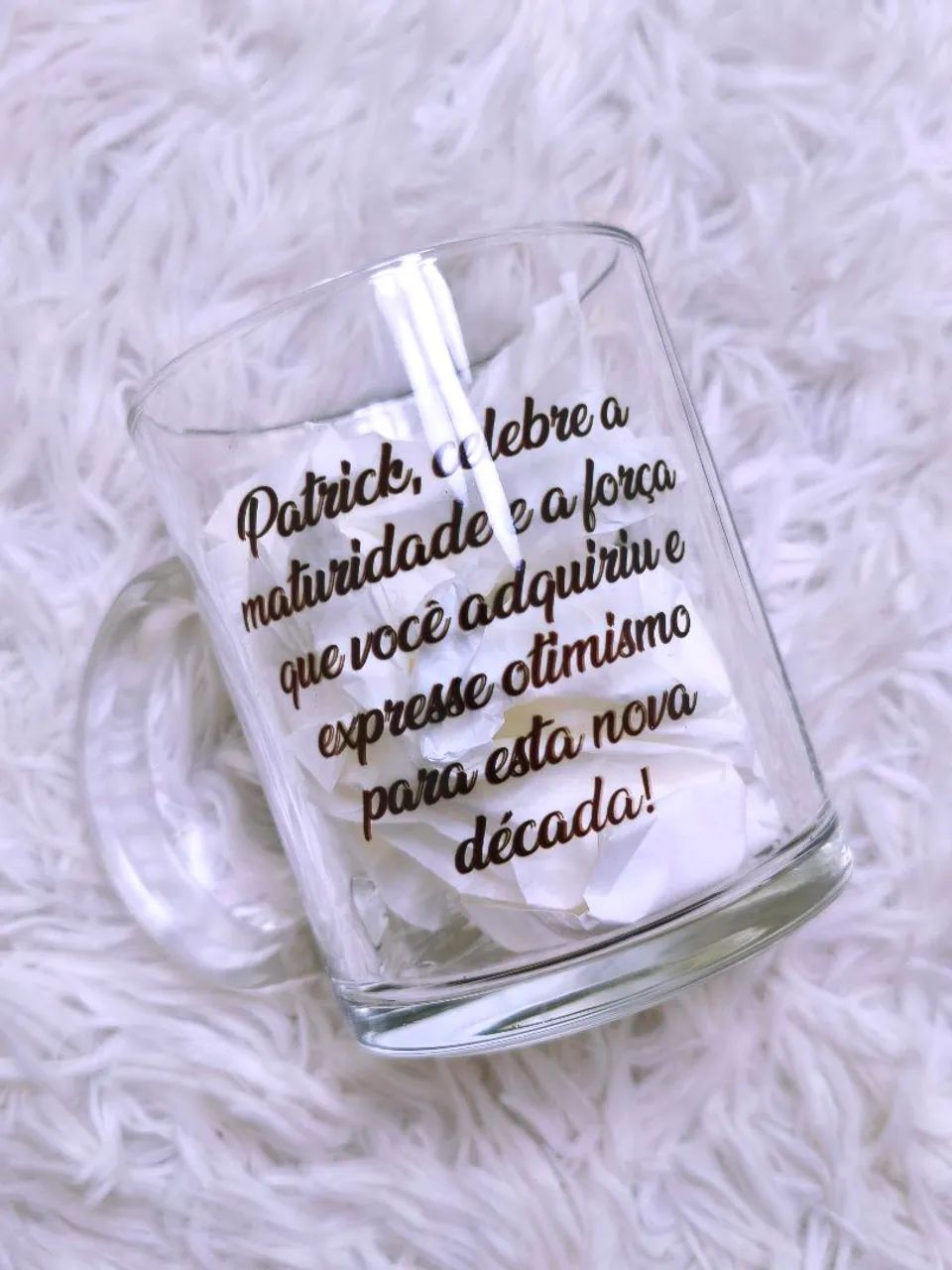 Caneca De Vidro Personalizada  - Foto 3