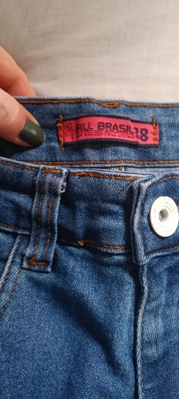 Bermuda jeans 38 unissex - Foto 2