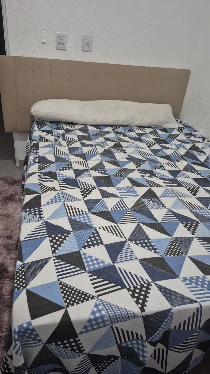Cama box baú e colchão junto