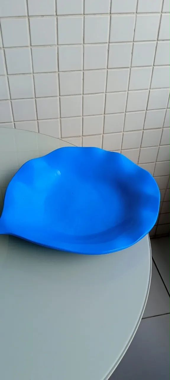 Centro de mesa azul 