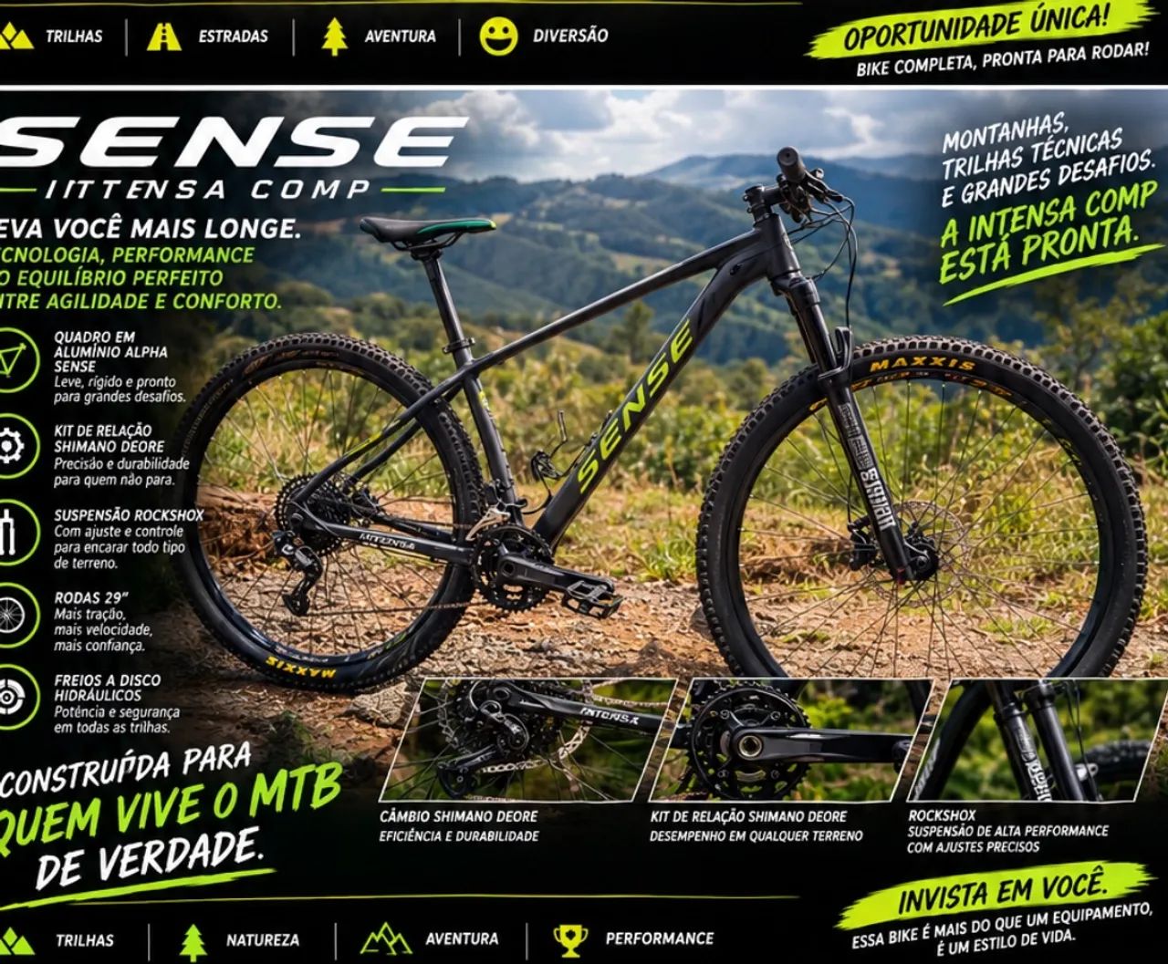 Bicicleta MTB Sense Intensa 