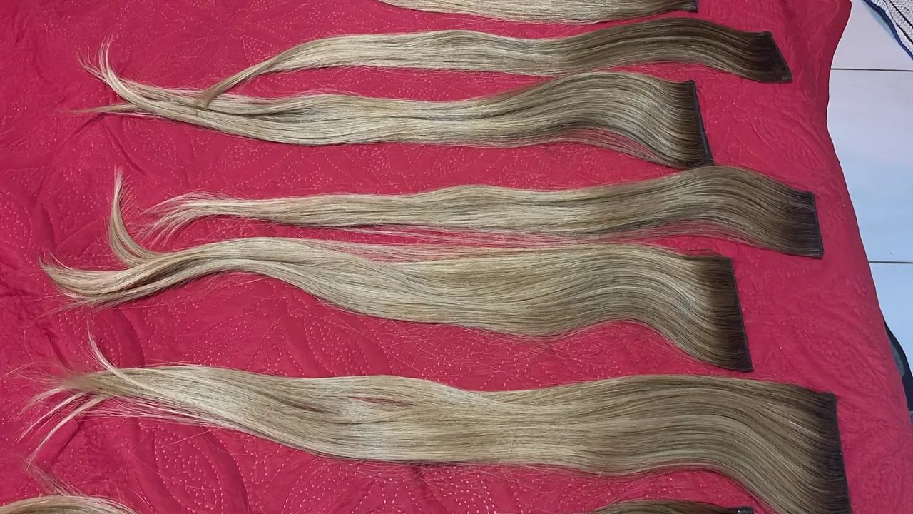 Mega hair humano brasileiro -65cm (9 telas) - Foto 4