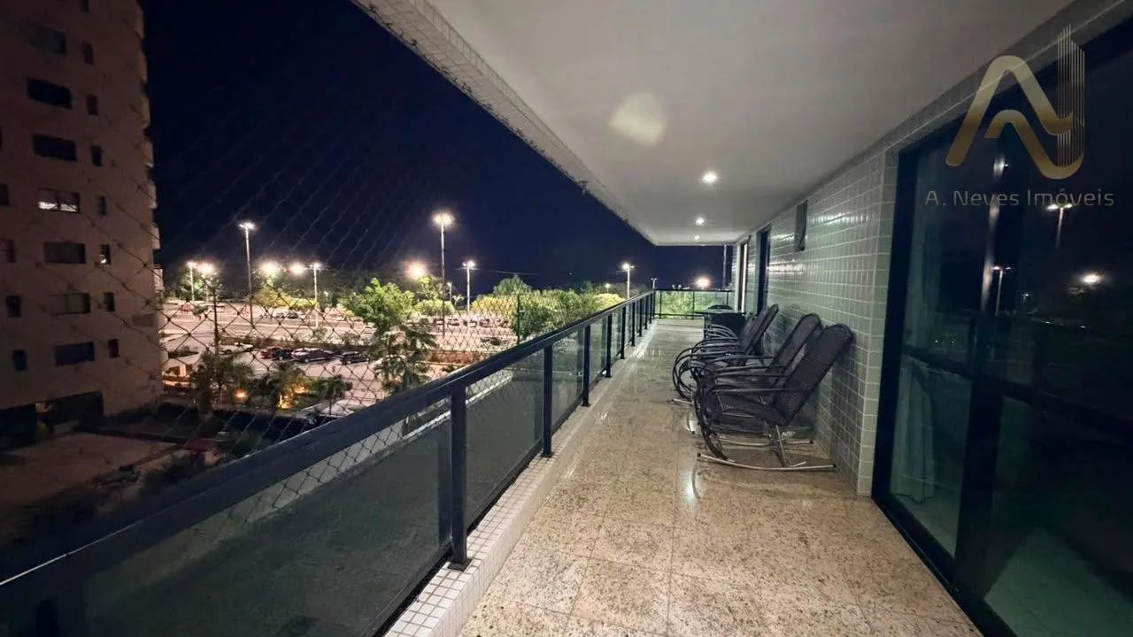 Apartamento no Edifício Castelli c/ 3 suítes + escritório para alugar - Ponta Negra