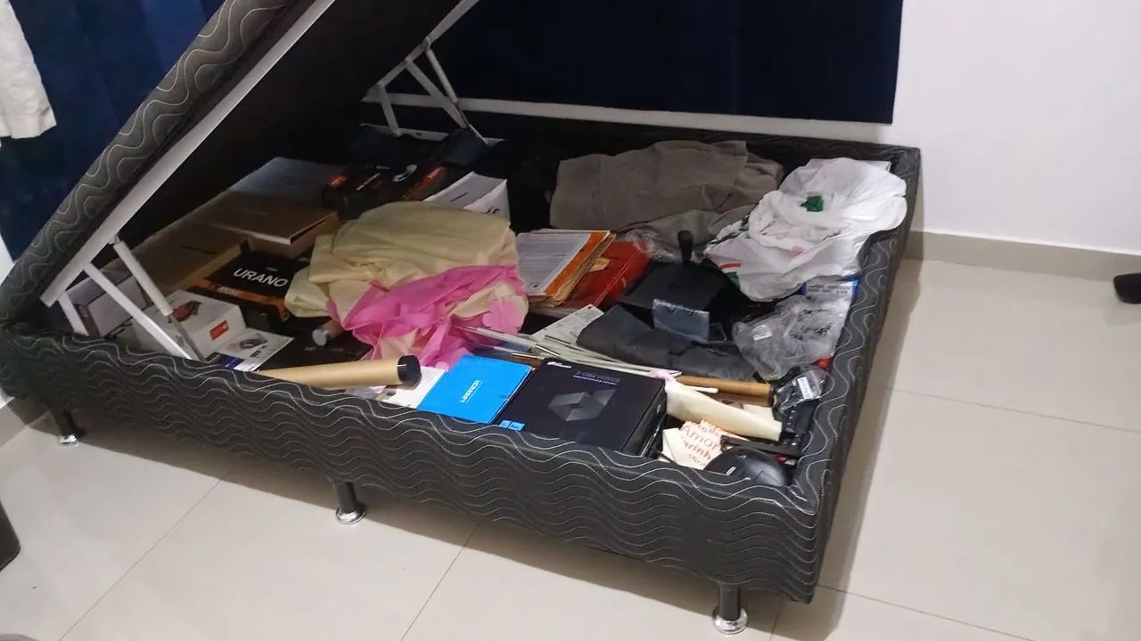 Base cama de casal baú  - Foto 4