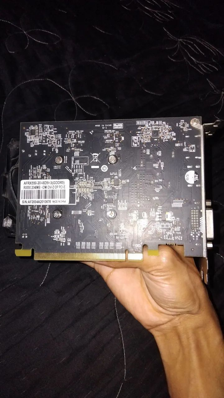 Rx 550 2gb Afox funcionando perfeitamente  - Foto 2