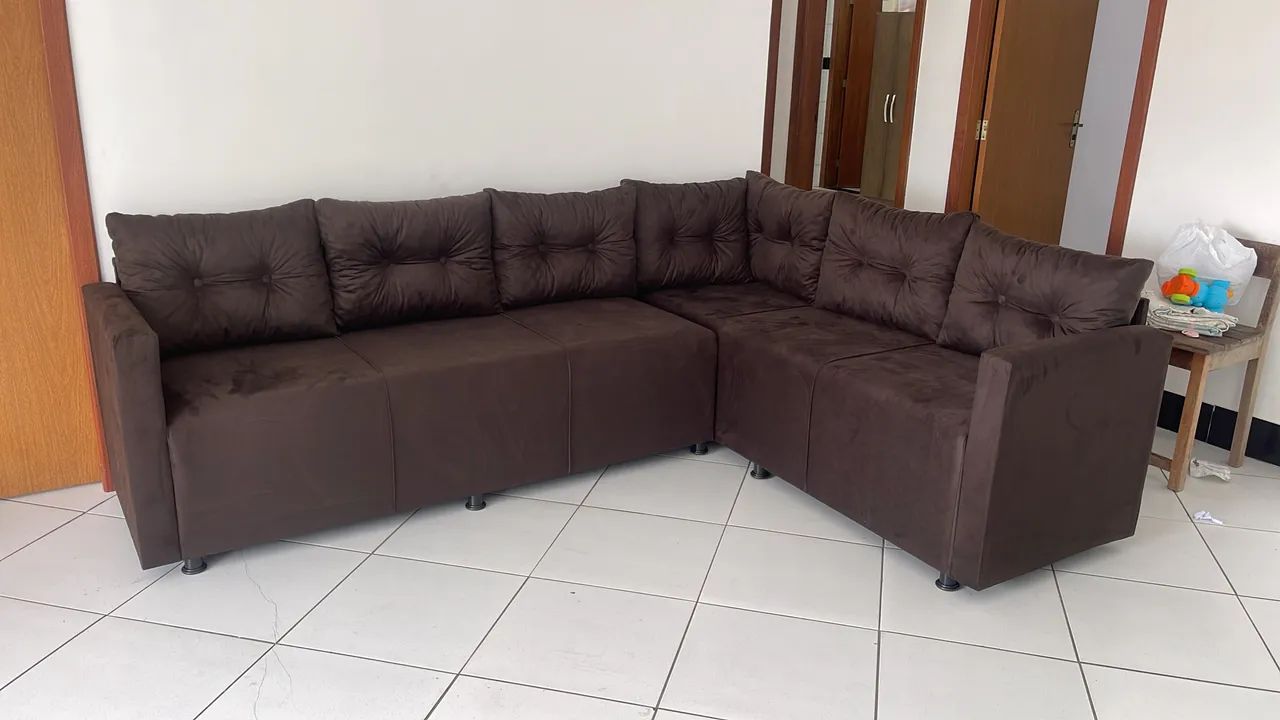 SOFÁ DE CANTO GRANDE !! Novos PAGUE NA ENTREGA.. - Foto 3