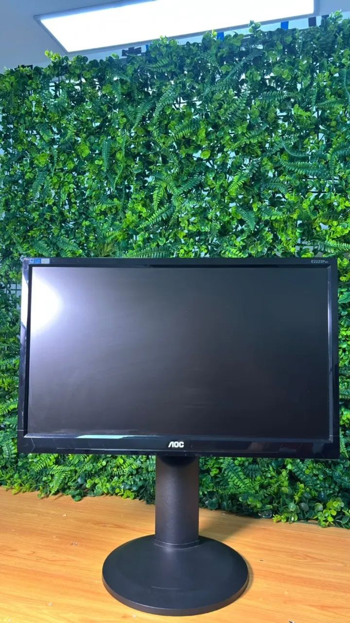 Monitor AOC   LCD Monitor  Modelo: E2223PWD Tela: 21.5 Polegadas Resolução: Full HD (1920x - Foto 4