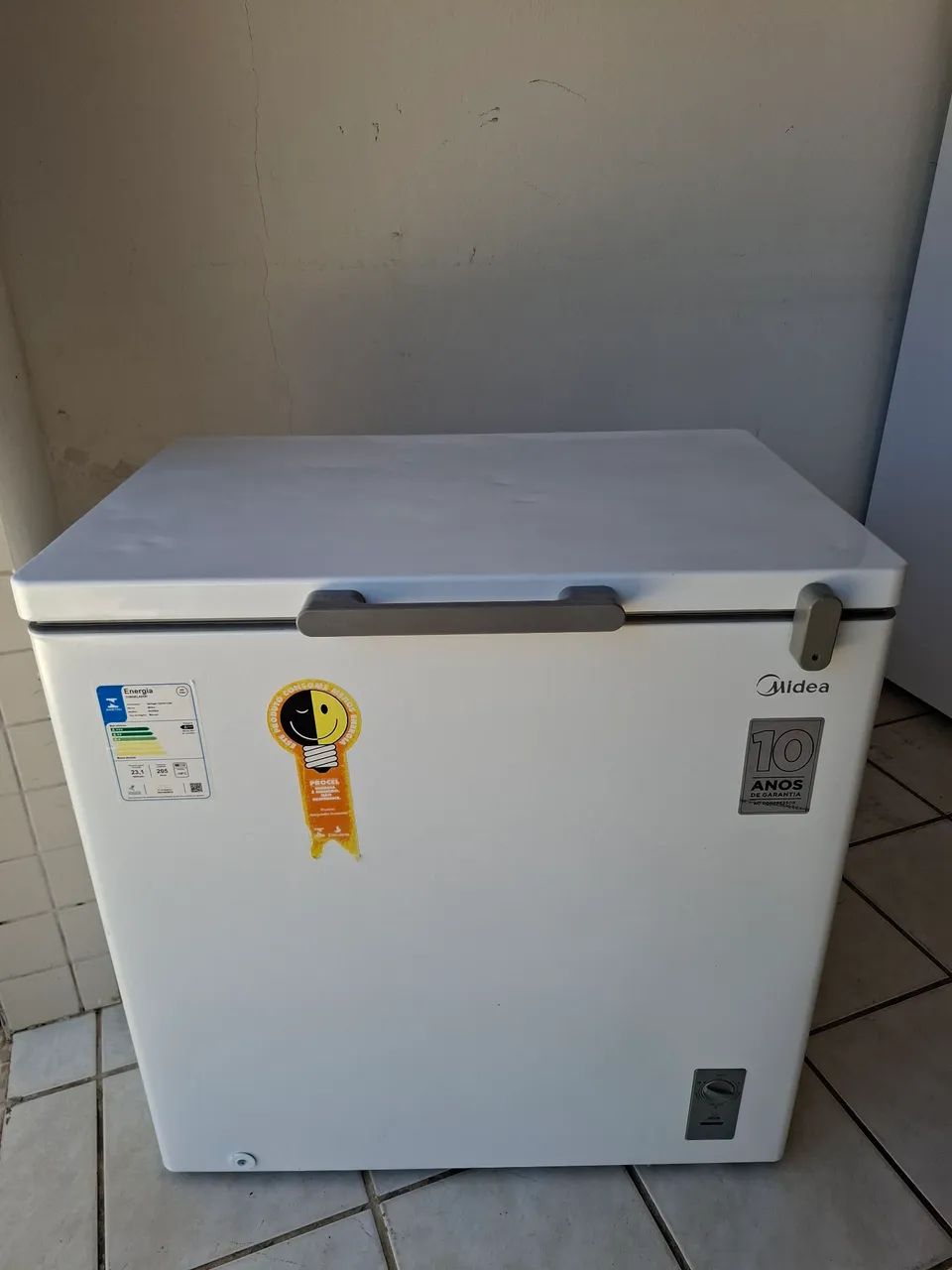 Freezer horizontal midea 205 lts 