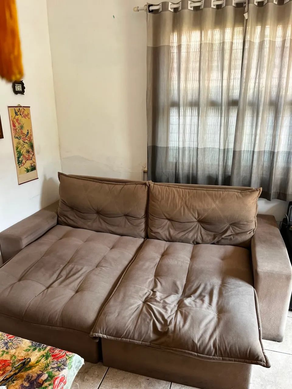 Sofá retrátil 4 lugares