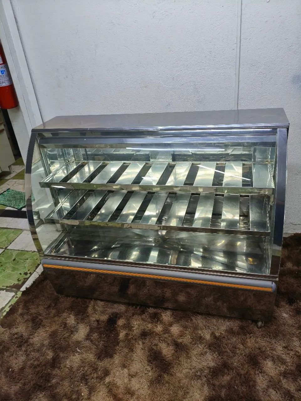 Balcão expositor vitrine seco inox - Foto 2