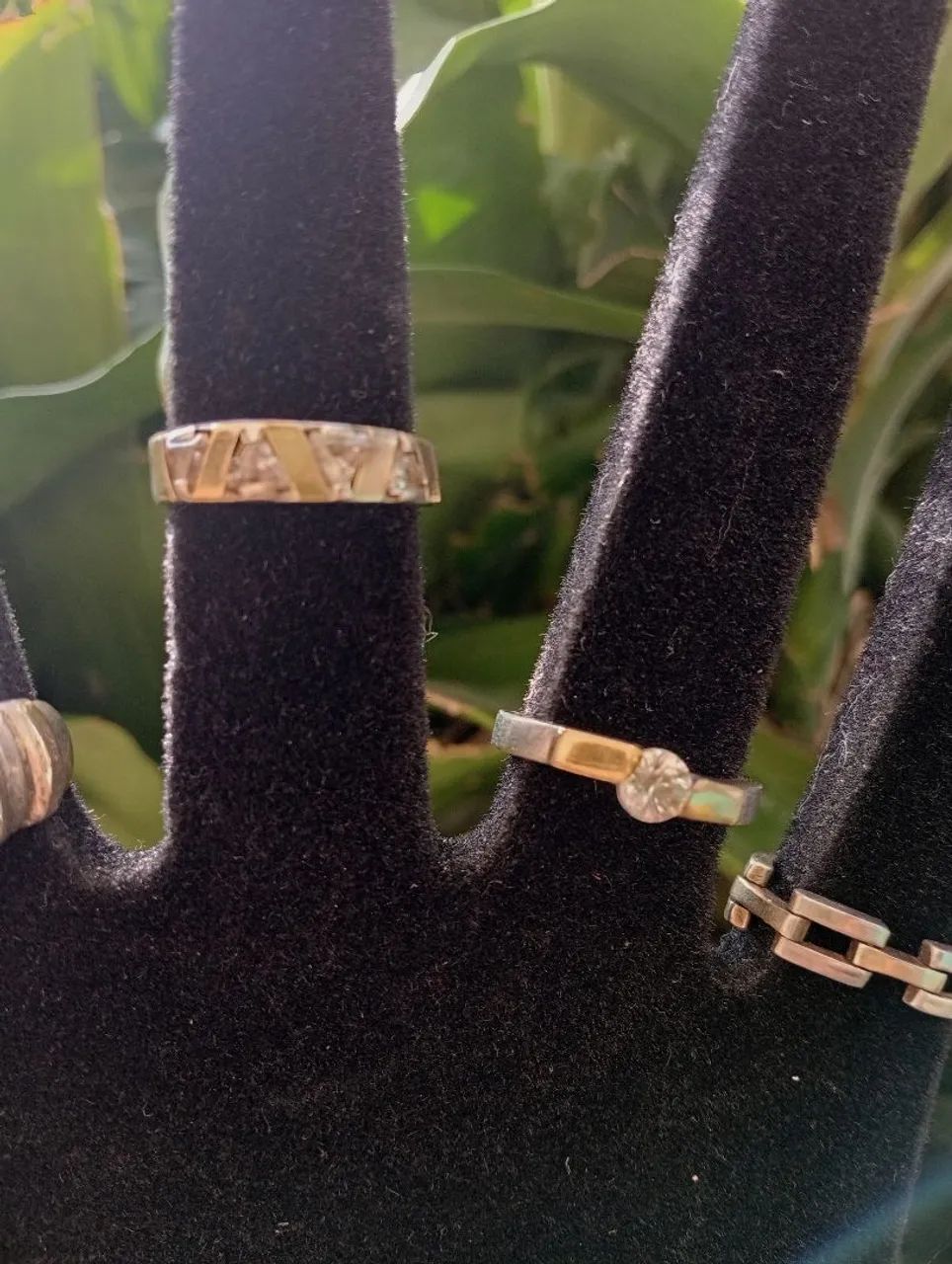 Anéis prata com ouro  - Foto 4