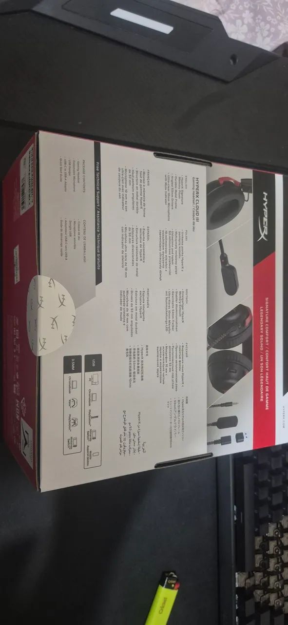 Headset hyperx cloud III (LACRADO!!! NOVO!)) - Foto 2