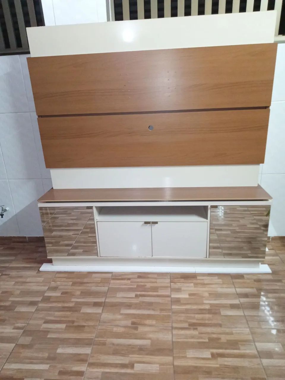 Rack com painel para tv 
