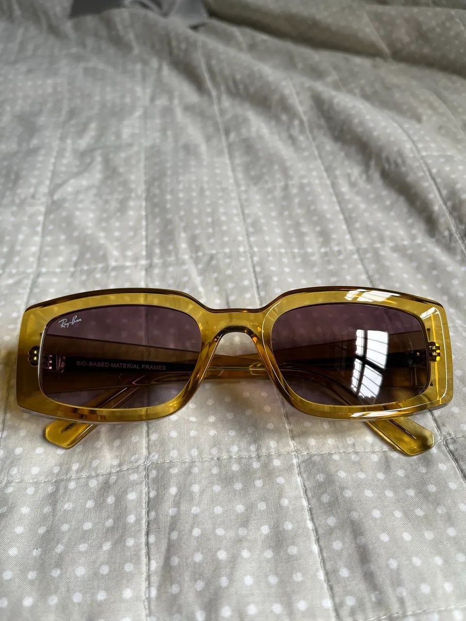 ÓCULOS RAY-BAN NOVO AMARELO - Foto 5