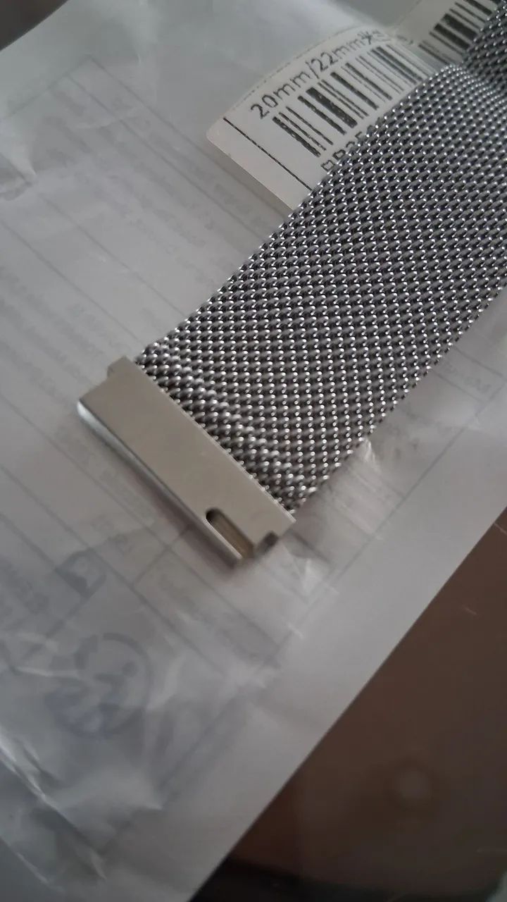 Pulseira de metal smartwatch 20mm - Foto 3