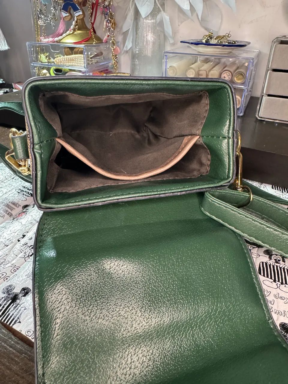 Bolsa verde importada - Foto 2