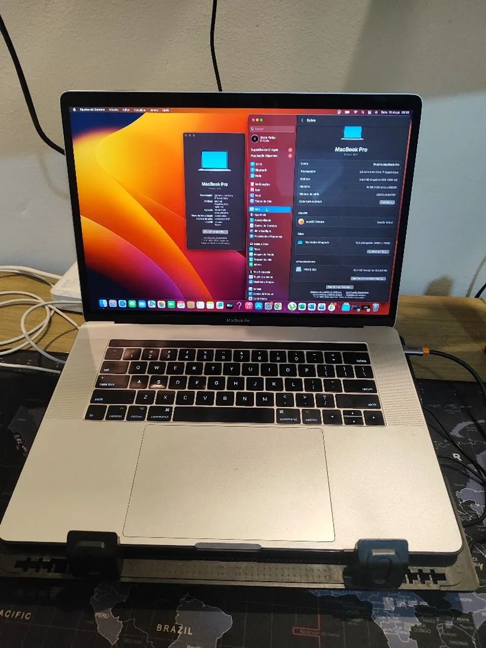 MacBook Pro 15? 2017 - i7 ? 16GB RAM ? SSD 256GB ? Touch Bar