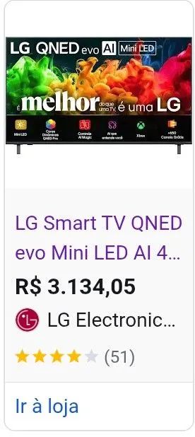 Tv LG 55 polegadas QNED mini LED 4k LACRADA - Foto 2