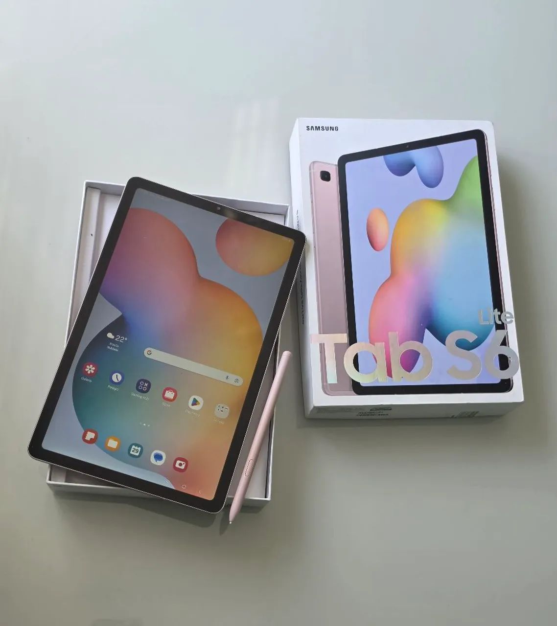 Galaxy Tab S6 Lite 64GB Wi-Fi bem conservado  - Foto 2