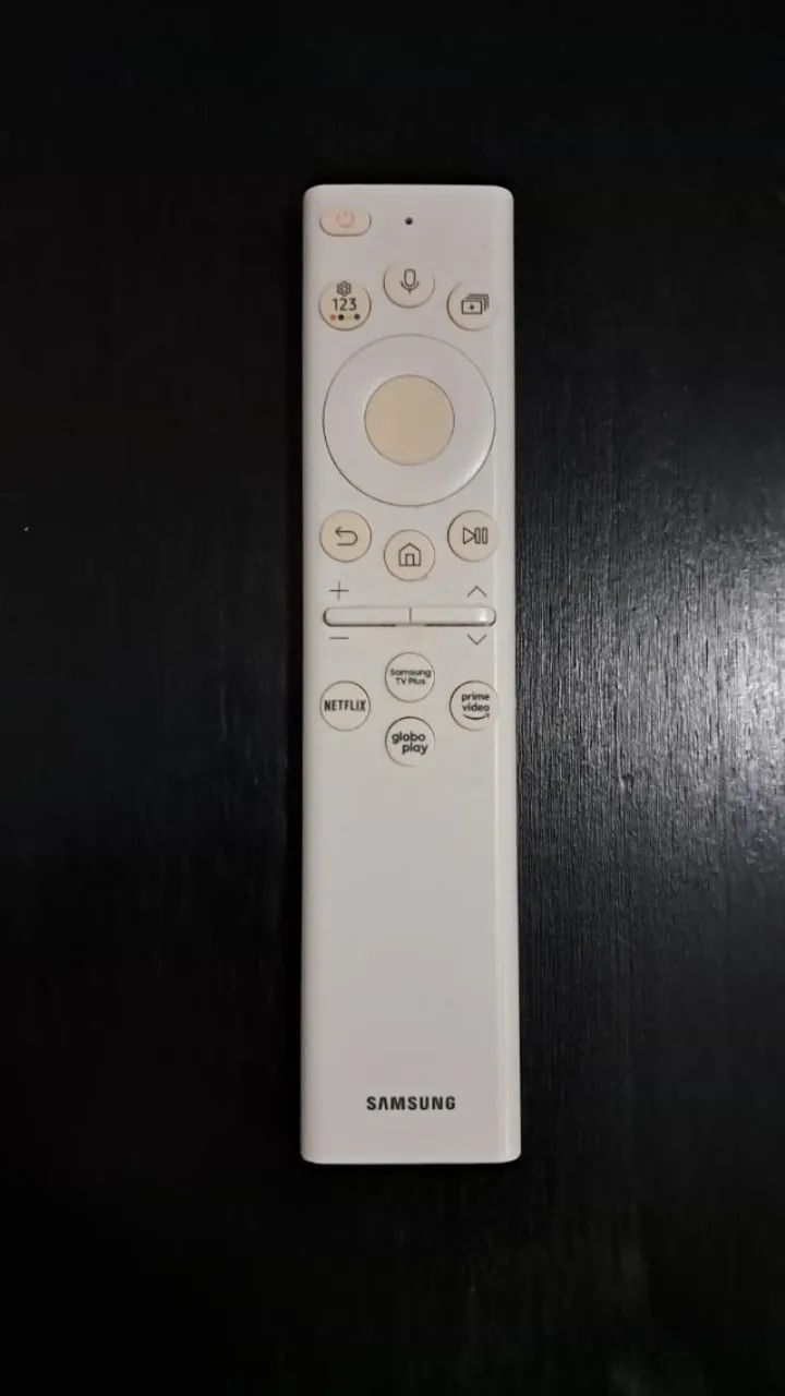 Controle Remoto Original Samsung The Frame SolarCell BN59-01391E - Branco - Comando de Voz