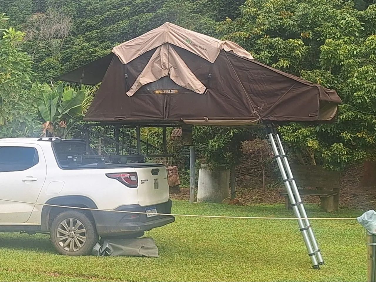 Barraca de Teto Camping World Com Rack Elevatório 