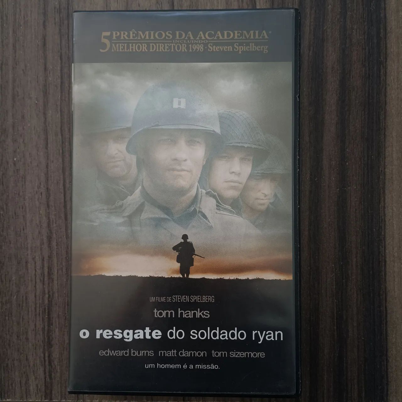 VHS O Resgate do Soldado Ryan (leg), original com selo Blockbuster  - Foto 5
