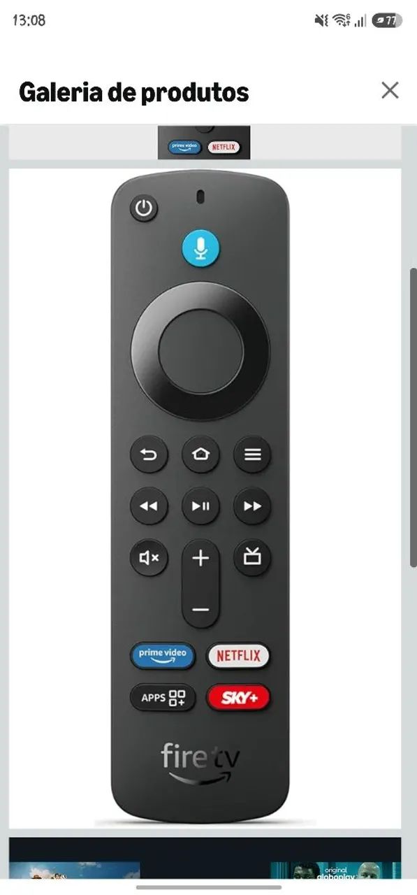 CONTROLE REMOTO AMAZON FIRE STICK