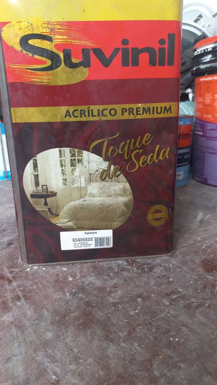Tinta 18Lsuvinil toque de seda