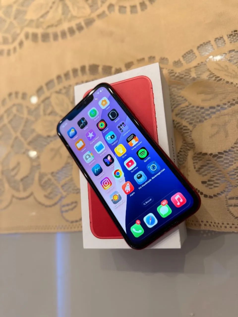 iPhone 11 (PRODUCT) RED 128GB ORIGINAL - Foto 2