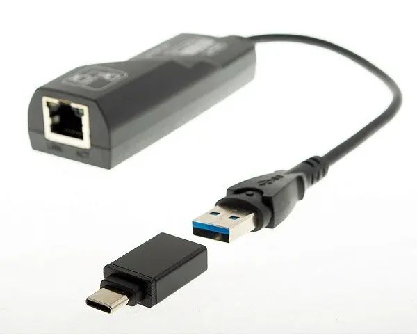 Adaptador de Rede Usb 3.0 Gigabit Flexível C/adaptador Tipo c Kp-ad106 *ENTREGA GRÁTIS* - Foto 3