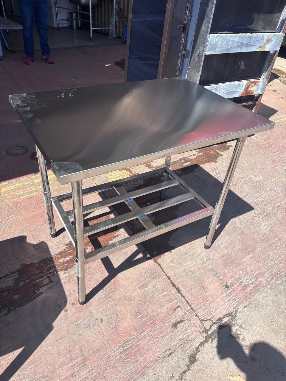 Mesa total inox 1M por 70c nova  - Foto 2