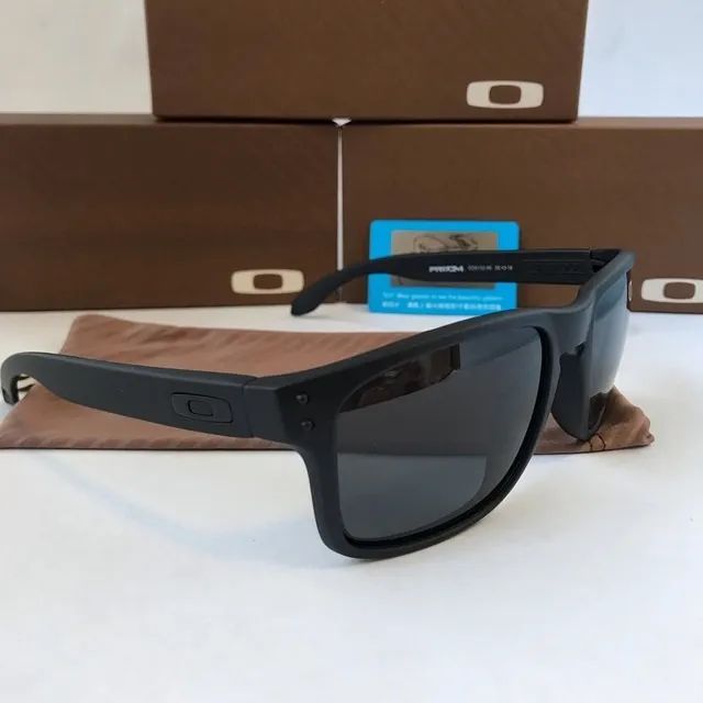 Holbrook Masculino Preto Fosco Polarizado