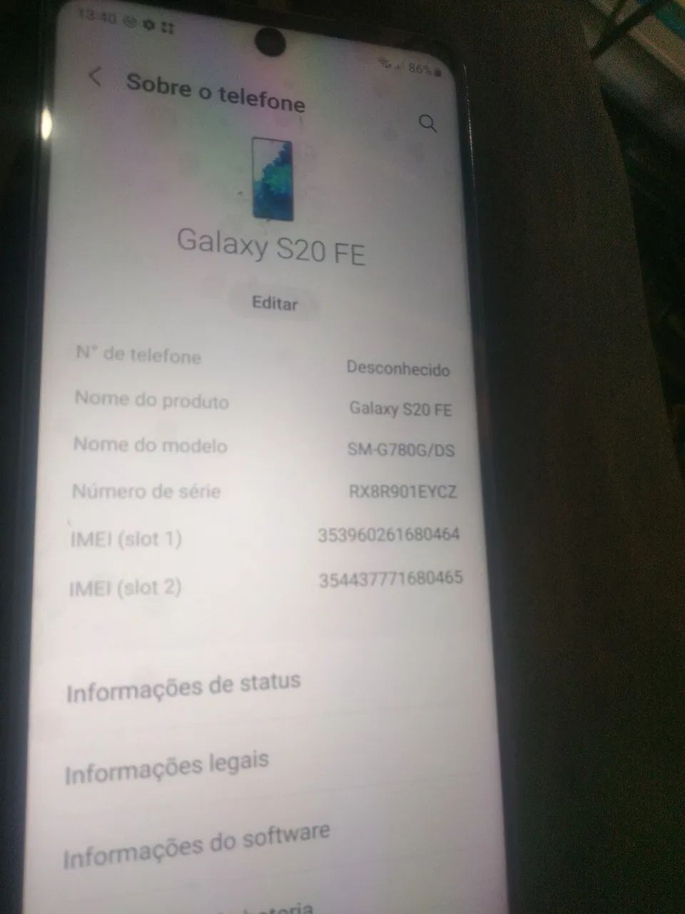 Celular Samsung s20fe 128gb - Foto 3