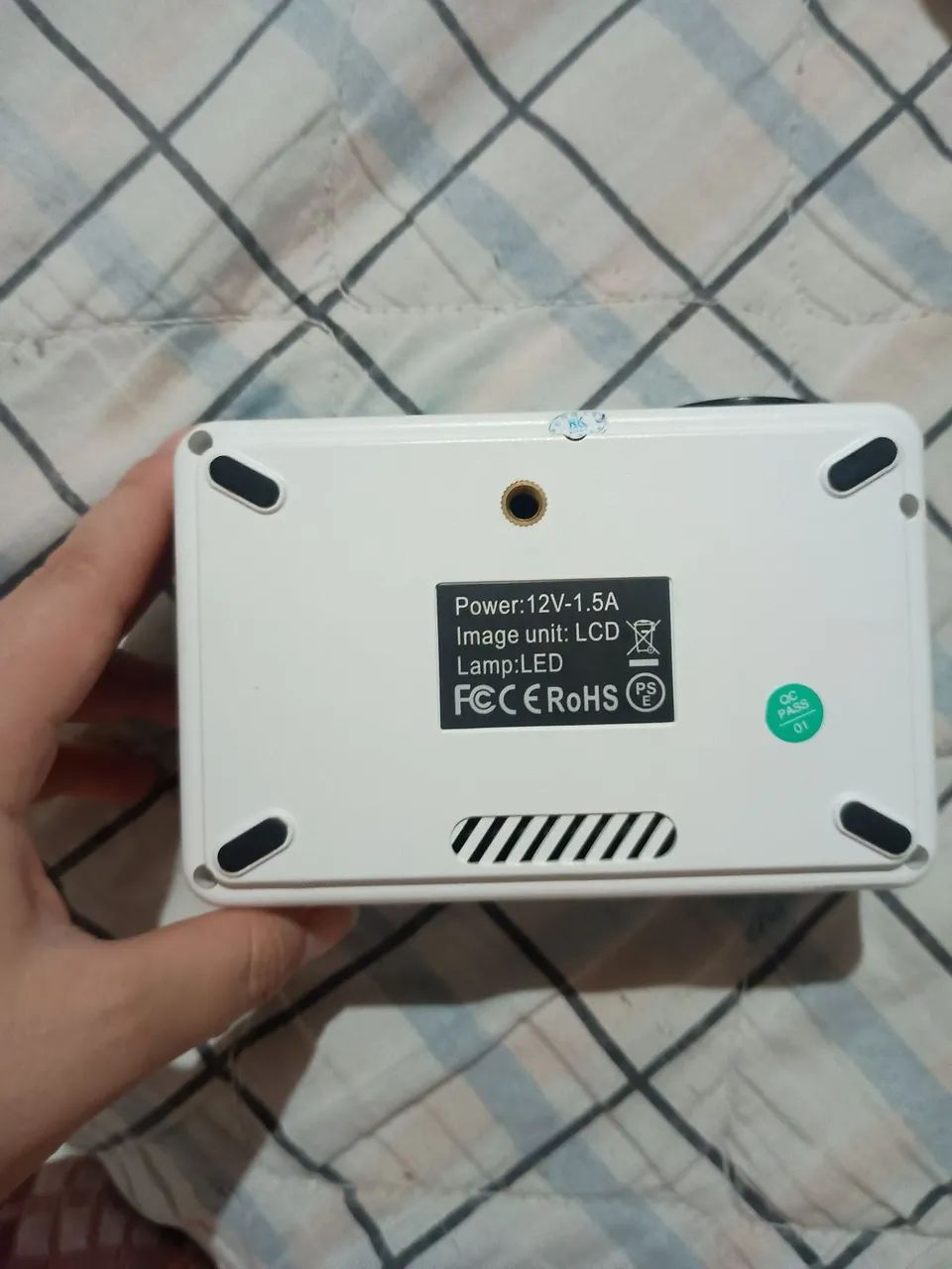 Mini Projetor YG300 - Azul e Branco - Foto 2
