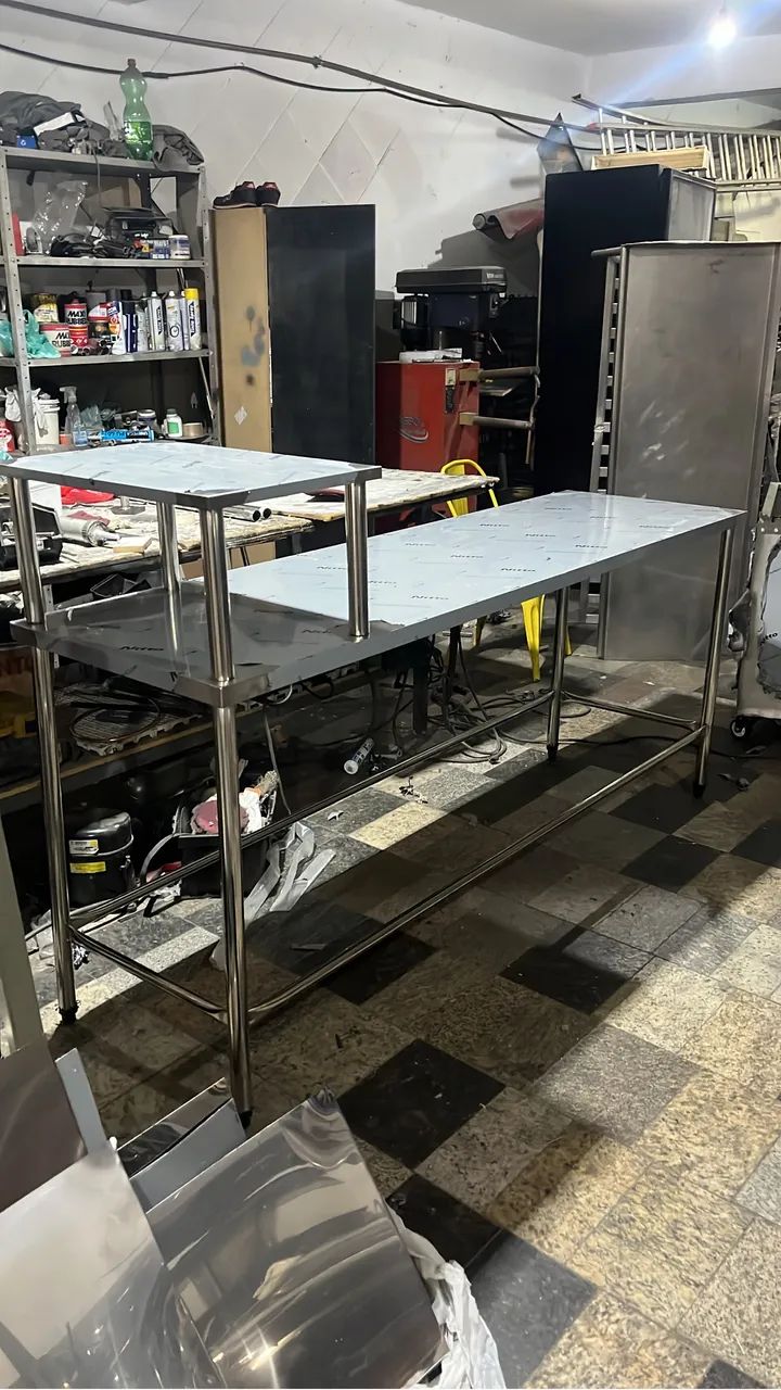 Mesas sobre medida em aço inox  - Foto 2
