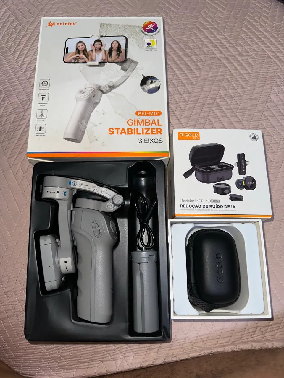 Gimbal + Microfone