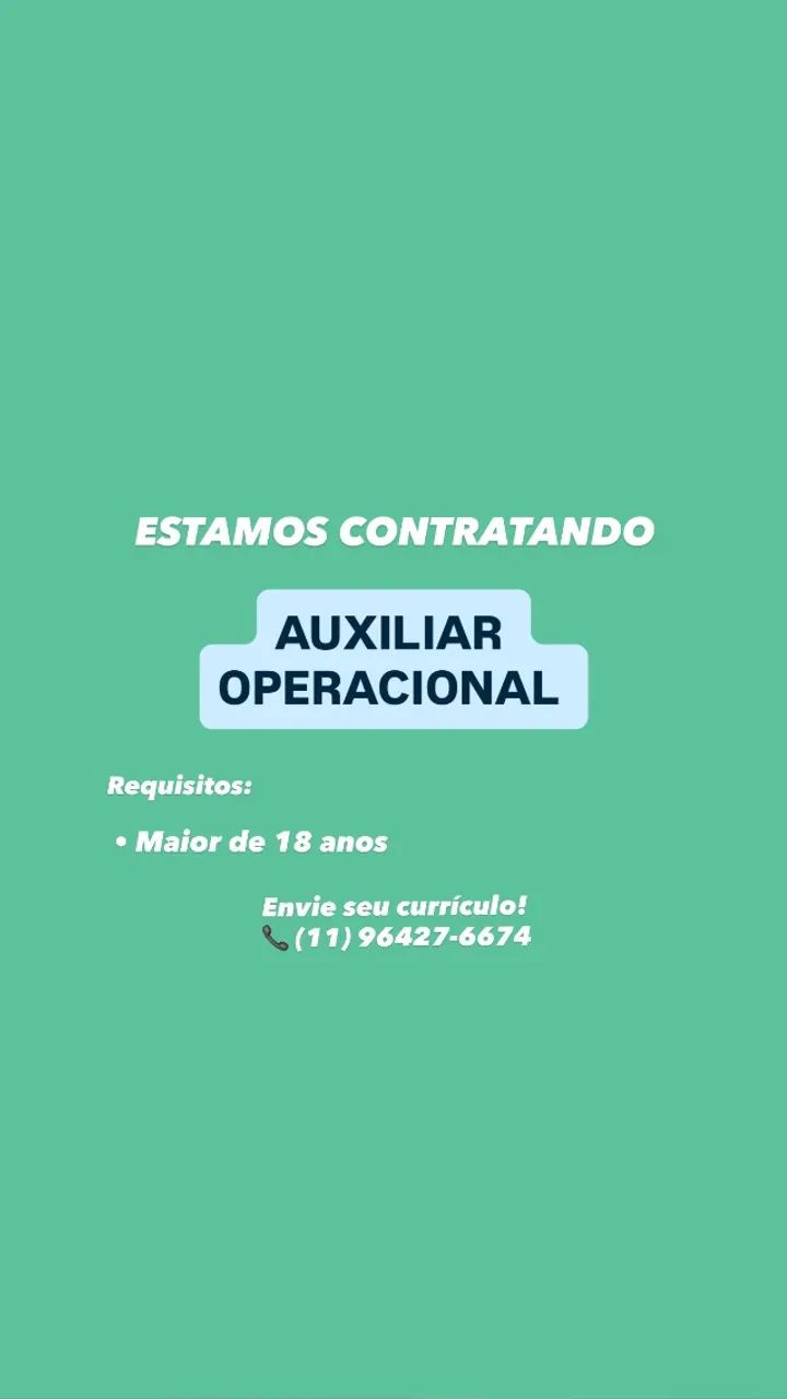  Auxiliar Operacional 