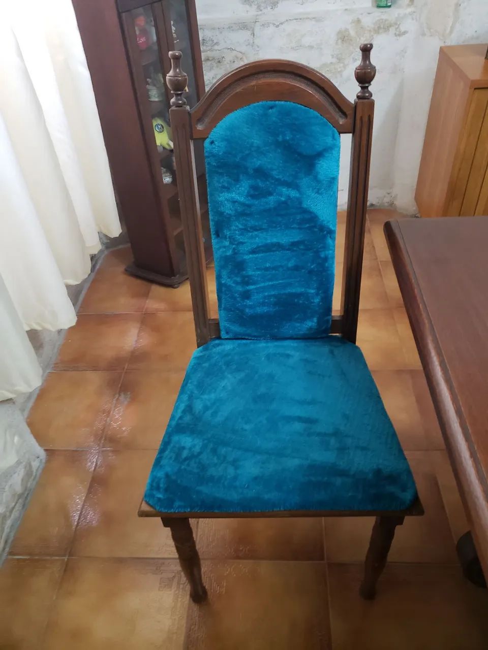 Mesa de jantar 6 cadeiras madeira de lei  - Foto 4