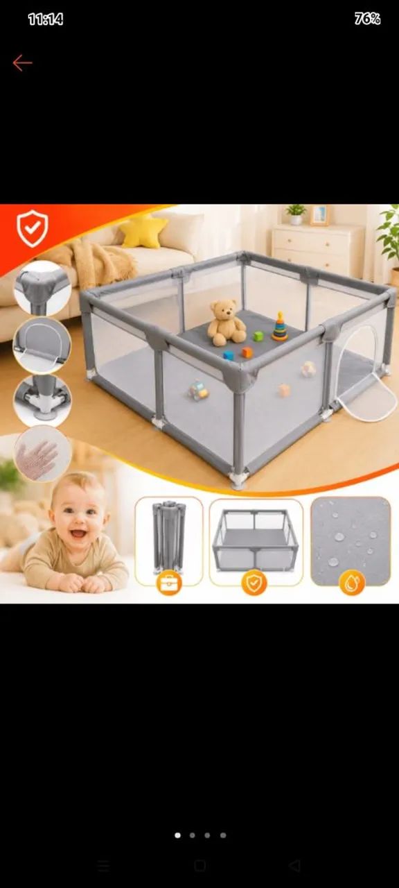 Cercado para bebê  - Foto 2