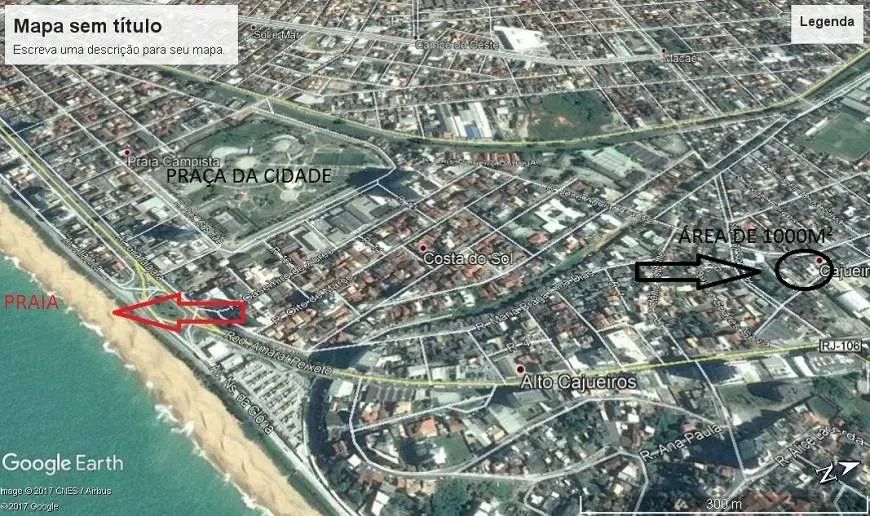 Terreno 994 M², com frente para 2 ruas - Centro, Macaé;