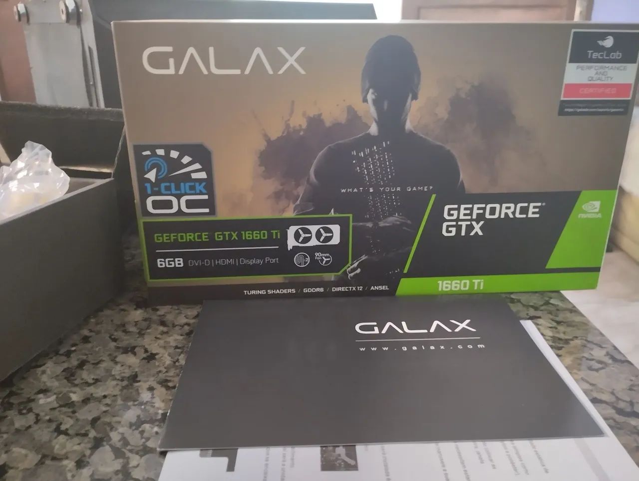 GTX 1660 Ti Galax 6gb - Foto 2