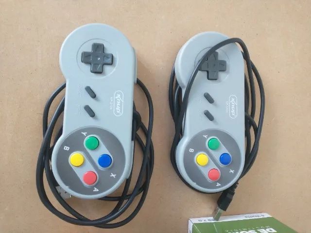Kit Informatica Multimidia Controles Snes Usb Caixas De Som Cooler - Foto 5